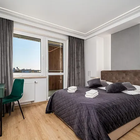 شقة Pileckiego 59 Oddzielna Sypialnia I Beplatny Parking By Perfect وارسو